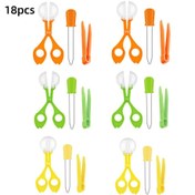 Resim 18 Parça Keşif Araçları Seti - El Çalıştırıcı Kepçeler, Jumbo Cımbızlar, Kauçuk Uçlu Damlalıklar - İnce Motor Becerileri Gelişimi, Duyusal Öğrenme, Böcek Yakalama ve Bilimsel Açık Hava Etkinlikleri 