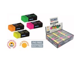 Resim Silgi Dust Free Neon 4 Renk 30 Lu Paket K2810 