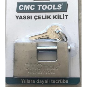 Resim CMC YASSI ÇELİK ASMA KİLİT 80 MM 6666 
