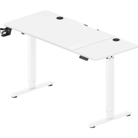 Resim Mobilya Gaming Maestro-X Yükseklik Ayarlı Oyuncu Masası - Beyaz 140X72-117X60 cm 