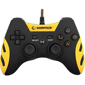 Resim Snopy Rampage SG-R218 PS3/PC X INPUT Sarı USB 1.8m Joypad 