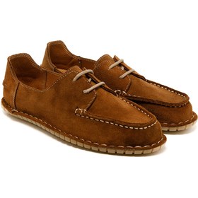 Resim John May Kadın / Kız Oxford ( Klasik) RC-25Y-178-M-DINA John May Taba Süet 