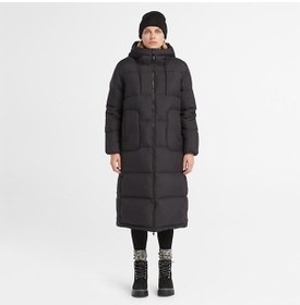 Resim Timberland Recycled Down Long Puffer Jacket Kadın Ceket Tb0a6hg90011 Siyah 