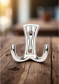 Resim Troy Portmanto Vestiyer Duvar Dolap Elbise Askısı Krom Metal Mobilya Kapı Askılığı Askılık 5 Adet Krom 