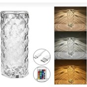Resim Kristal LED Dokunmatik Masa Lambası 