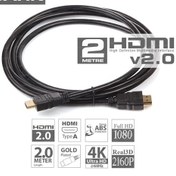 Resim HDMI v2.0 2m Real 4K (4096x2160) 60Hz Ethernet (ULTRA HD - 3D) Altın Uçlu Kablo (DK-HD-CV20L200) 