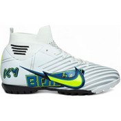 Resim Celira Twg Beyaz Boğazlı Halısaha Erkek Futbol Ayakkabı Beyaz 