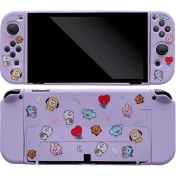 Resim Jingyi Nintendo Switch OLED ile Uyumlu Kılıf Nintendo Switch OLED Için Takılabilir Yumuşak Koruyucu Kılıf Kapağı (Yurt Dışından) 