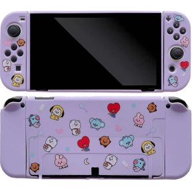 Resim Jingyi Nintendo Switch OLED ile Uyumlu Kılıf Nintendo Switch OLED Için Takılabilir Yumuşak Koruyucu Kılıf Kapağı (Yurt Dışından) 