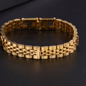 Resim Her iki cins için de uygun, şık ve basit bir tasarıma sahip, yüksek kaliteli çok fonksiyonlu bir aksesuar olan Minimalist Lüks Beş Boncuk Üç Taç Bilezik, Her Gün Giyim ve Herhangi Bir Durum İçin Mükemmel Bir Hediye Olarak Moda Takıdır. 