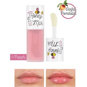 Resim Bal Ve Süt Özlü Besleyici Şeftali Aromalı Dudak Bakım Yağı A'pıeu Honey&milk Lip Oil Light Peach 