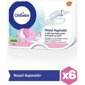 Resim Otribebe Yumuşak Uçlu Nazal Aspiratör 6 Adet 
