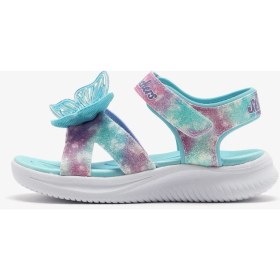 Resim Skechers Jumpsters Sandal - Butterfly Brites Büyük Kız Çocuk Mavi Işıklı Sandalet 303109L Aqmt 