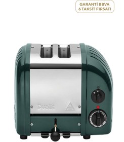 Resim Classic Seri Çam Yeşili 2 Hazneli Ekmek Kızartma Makinesi 