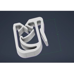 Resim Model3d BMW Far kablo tutma klipsi 