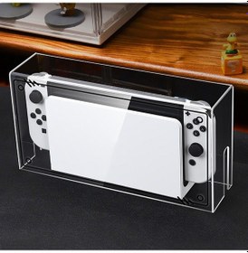 Resim Nintendo Switch/oled Oyun Konsolu Ekranı İçin 035 Toz Geçirmez Kapak, Özellik: Siyah Etiket 