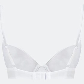 Resim Scm Lingerie Beyaz Balenli Dolgulu Düz Tişört Sütyen Beyaz 