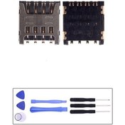 Resim Lenovo Uyumlu Vibe K5 Sim Kart Okuyucu + Tamir Seti 