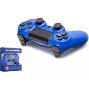 Resim OYUN KOLU GAMEPAD KABLOSUZ PS4 BULETOOTH MAVİ HADRON HD-323M 