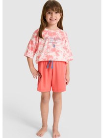 Resim U.s. Polo Assn. Kız Çocuk Mercan Pijama Takım 50326614-vr204 Coral 
