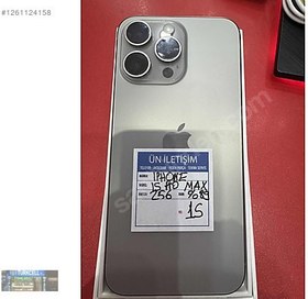 Resim Apple iPhone 15 Pro Max İkinci El TR | 256 GB | Natürel Titanyum 