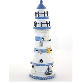 Resim Büro Ev Ofis Dekoru İçin Ahşap Stil Gemici Deniz Feneri 