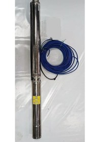 Resim Impo Sk 415/28 10hp Krom Başlıklı 65 Mt Yassı Kablolu Dalgıç Pompa 