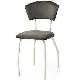 Resim Mobilgen Çilek Sandalye Gri - Beyaz 