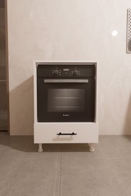 Resim Mirobi Harmony Ankastre Modülü Ankastre Fırın Dolabı Ankastre Dolabı Ankastre Ocak Dolabı Beyaz 