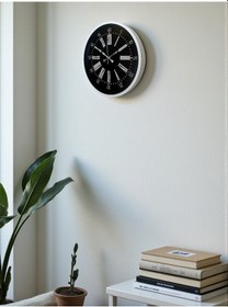 Resim Büro Ev Ofis Hediyesi İçin 36cm Beyaz Stil Dekor Duvar Saati Diğer 