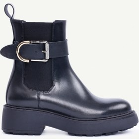 Resim Yargıcı Lastikli Ve Tokalı Deri Bot 25kkay4014x 001 Siyah 