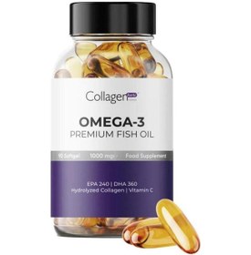 Resim Collagen Forte 2 Adet Omega-3 Premium Fish Oil 90 Softgel X 1000mg, Balık Yağı, Hidrolize Kolajen 