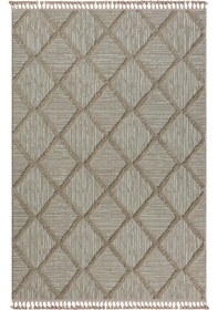 Resim Loop Lp005a Bej Halı Dekoratif Sisal Bukle Tozsuz Antialerjik Modern Salon Halısı Koridor Iskandinav-110 Bej 