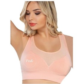 Resim Emay 4027 Bayan Seamless Pedli Toparlayıcı Sporcu Büstiyer Sütyen 