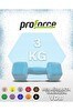 Resim Proforce VDB Dışı Vinil Kaplı İçi Çelik Döküm Mavi Ağırlık Dambıl 3 KG - 1 Adet 
