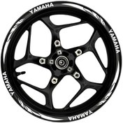 Resim Yamaha Beyaz Yazılı Beyaz Pençe Şeritli 002 Burchakstore
