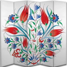 Resim Motifli Özel Tasarım Paravan Room Divider 180 x 200 cm 