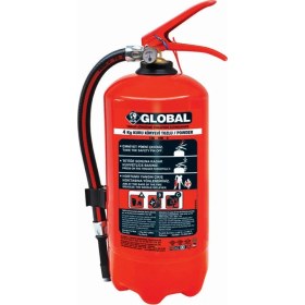 Resim 4 kg Kuru Kimyevi Tozlu Yangın Söndürme Cihazı-Yangın Söndürme Tüpü Ruhsata Uygun 