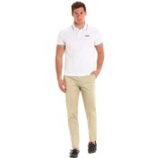 Resim Slam Deck Lgt Pique Polo Erkek Beyaz Polo Tişört 