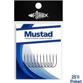 Resim Olta İğnesi - Mustad - 2300 - Lacivert - No: 10 (25'li Paket) 