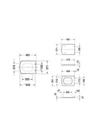 Resim Duravit Klozet Kapağı Caro, Amortisörlü Beyaz, 0065690095 Beyaz 