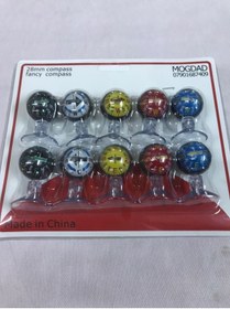 Resim otopaspascım 10'lu Mini Pusula - Vantuzlu Oto Mini Pusula(10 Adet) Etiketçilere Özel Pusula 