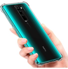 Resim Xiaomi Redmi Note 8 Pro Köşe Korumalı Darbe Emici Silikon Kılıf 