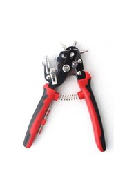 Resim Samdoo Manuel Deri Delme Aleti, 2-4.5mm Çaplı Yuvarlak Delikler, Ergonomik Tutamaklı Ev Kullanıma Uygun Deri Ve Kemer Delici 