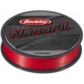 Resim Berkley Nanofil Unifilament 125m Red İp Misina 0,15 Mm 7,659 Kg 