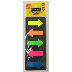 Resim Rubenis Yapışkanlı Not Kağıdı Seti 5 Li Karışık Renk RPS-6 