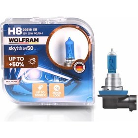 Resim H8 Halojen Ampul Sky Blue Beyaz Işık 12v 35w 29218sb 