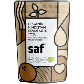 Resim SAF Organik Hindistan Cevizi Sütü Tozu 100g 