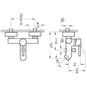 Resim VitrA Mınımax S Banyo Bataryası 
