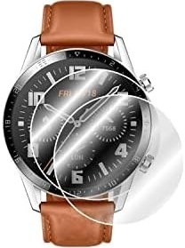 Resim Ecr Mobile Huawei Watch GT2 46MM Gerçek Kırılmayan Nano Ekran Koruyucu (2 Adet) 